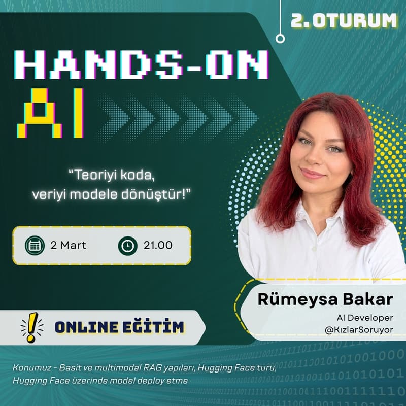 Cover Image for Hands-On AI 2. Oturum: RAG ve Model Deployment