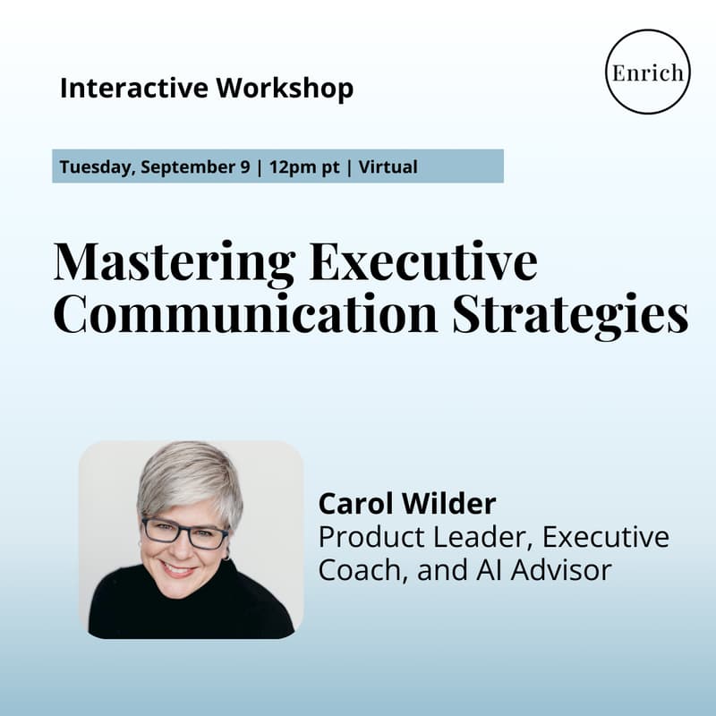 Cover Image for Mastering Executive Communication Strategies with Carol Wilder