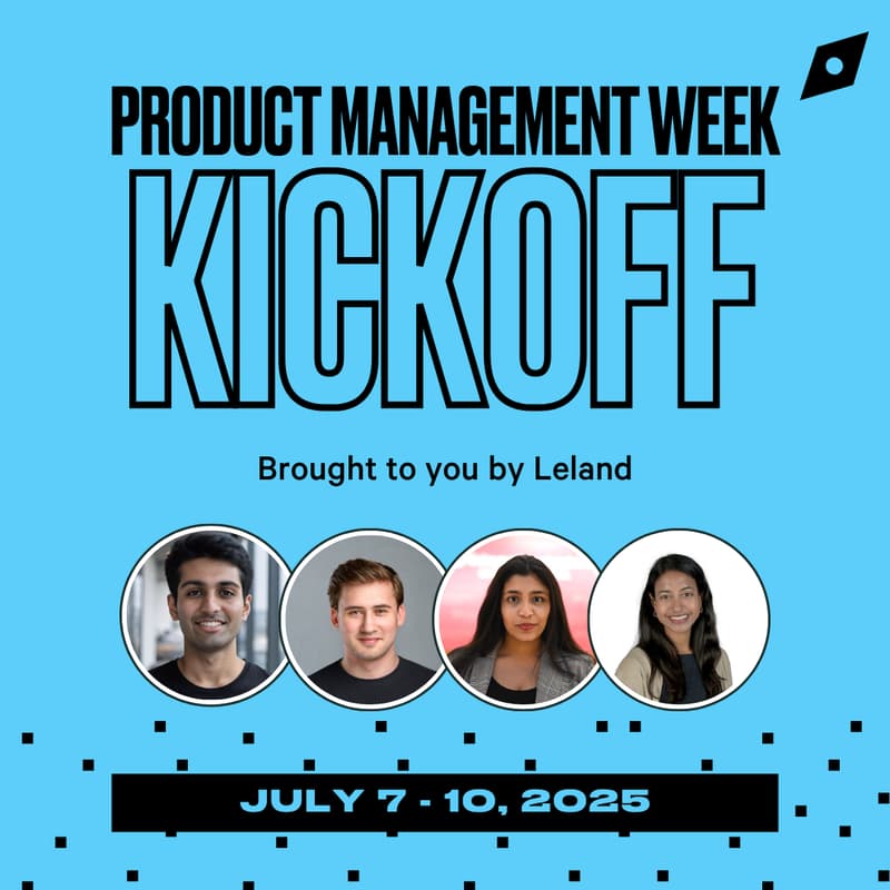 Cover Image for Product Management Week (July 7-10) Kickoff