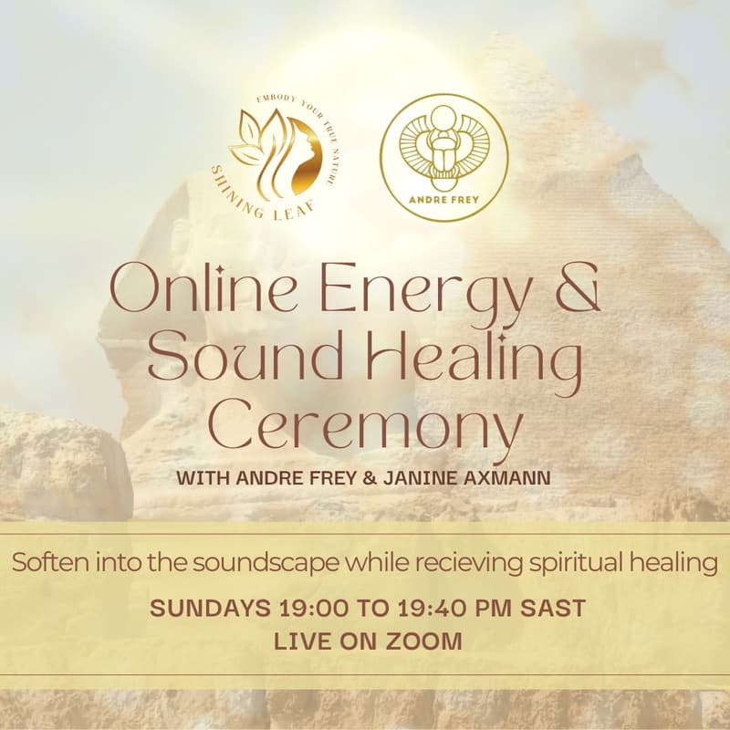Cover Image for Online Energy & Sound Healing Ceremony