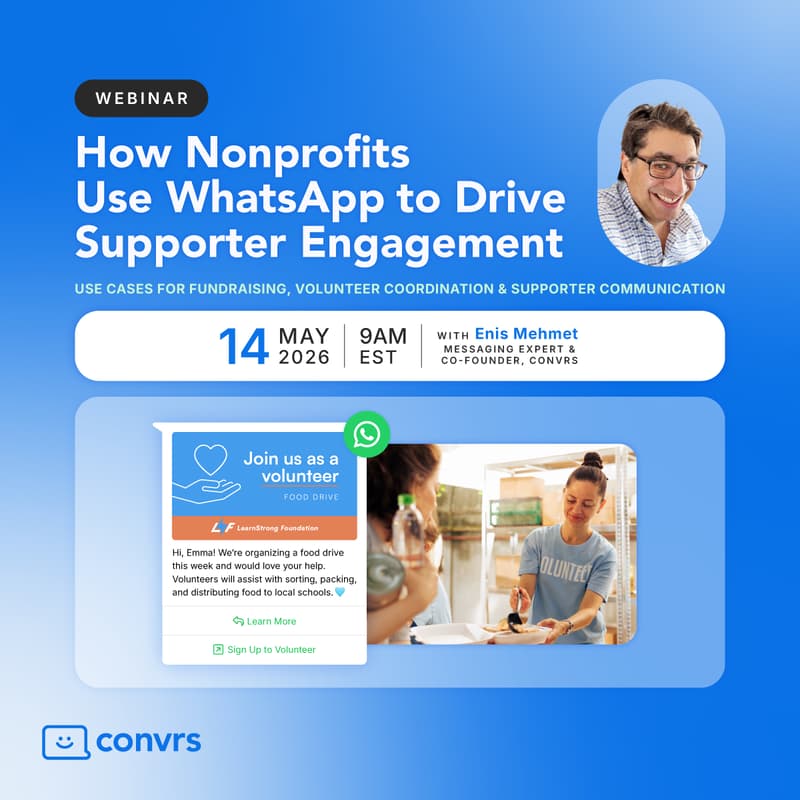 Cover Image for How Nonprofits Use WhatsApp to Drive Supporter Engagement