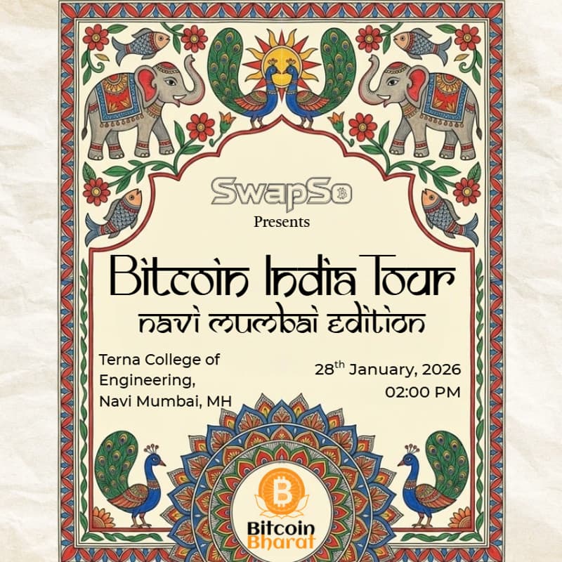 Cover Image for Bitcoin India Tour- Navi Mumbai Edition