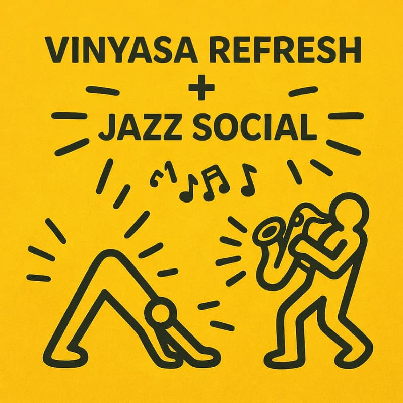 Cover Image for Vinyasa Refresh + Jazz Social ​🎷 (Park Slope)