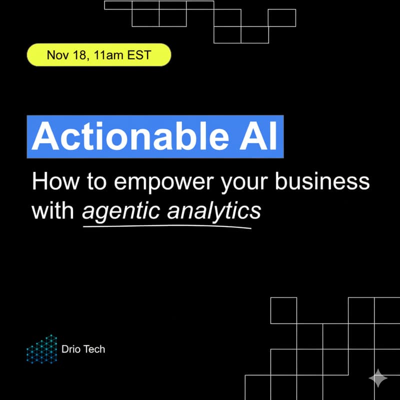 Cover Image for Actionable AI: How to empower your business with agentic analytics