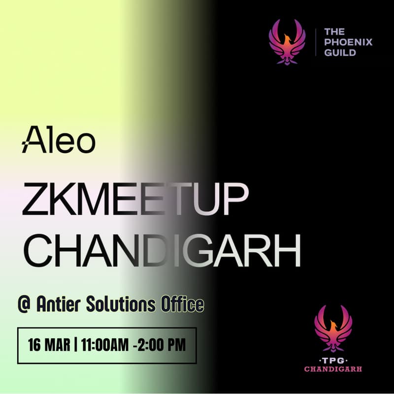 Cover Image for Aleo Chandigarh zkMeetup