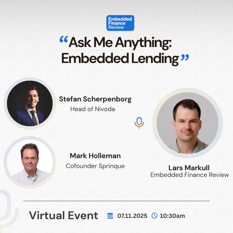Cover Image for Ask Me Anything - Embedded Lending Edition