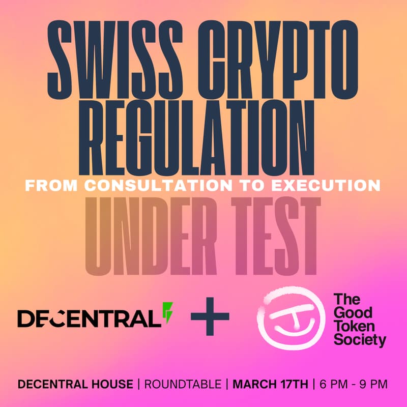 Cover Image for Swiss Crypto Regulation Under Test - Roundtable