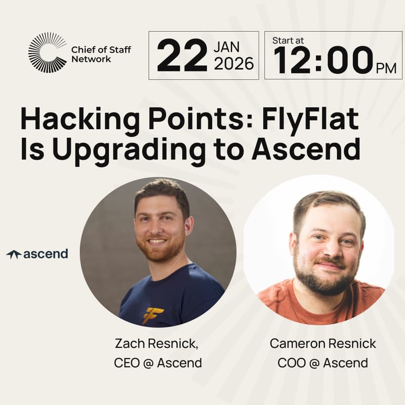 Cover Image for Hacking Points: FlyFlat Is Upgrading to Ascend – New Benefits Webinar