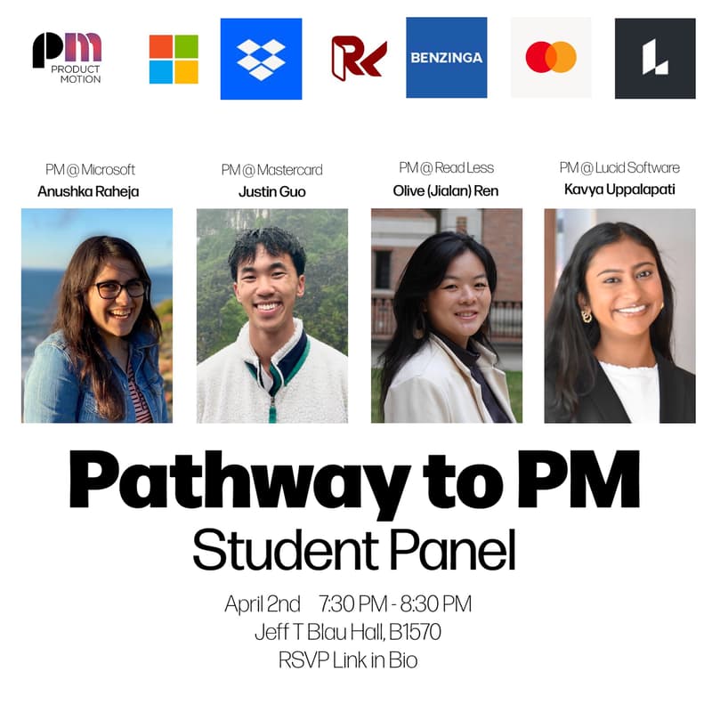 Cover Image for Pathway to PM Student Panel