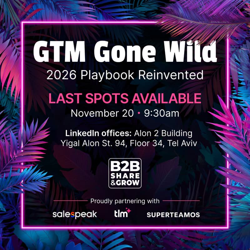 Cover Image for GTM Gone Wild - 2026 Playbook Reinvented