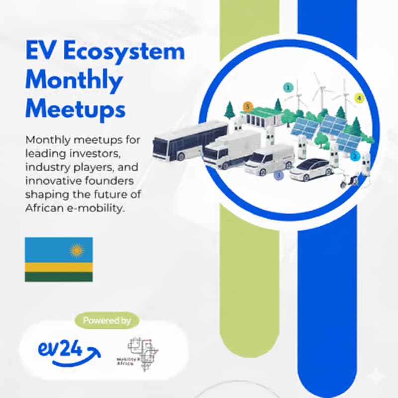 Cover Image for EV Ecosystem Monthly Meetup - Kigali, Rwanda