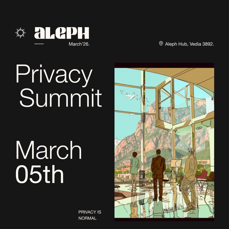 Cover Image for Privacy Summit - Aleph March '26