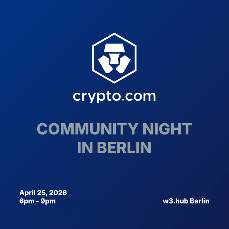 Cover Image for Crypto.com Community Night - Berlin