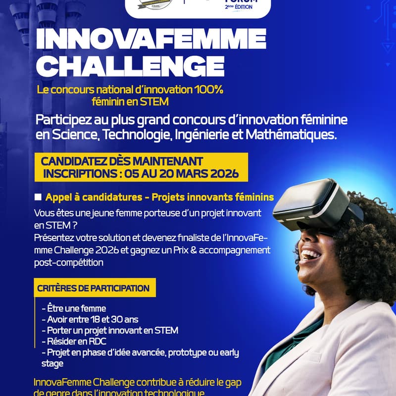 Cover Image for InnovaFemme Chamlenge By WOMEN IN STEM FORUM 2026