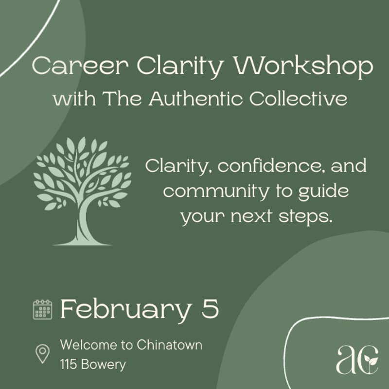 Cover Image for A Grounded and Inspiring Career Clarity Workshop + Dinner