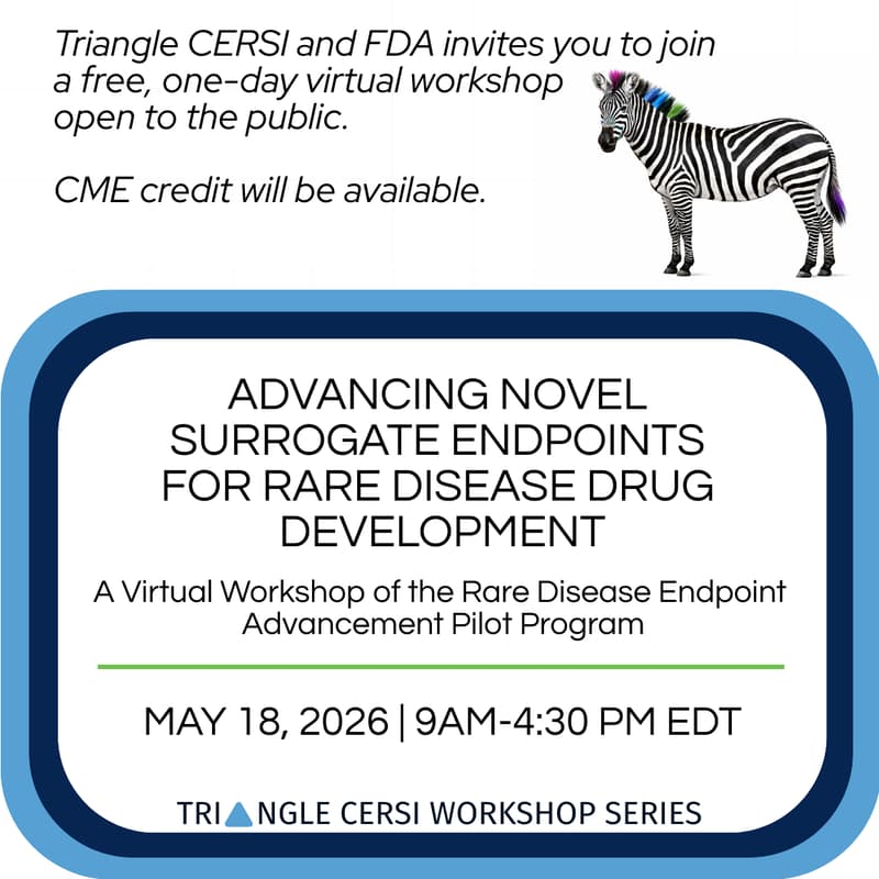 Cover Image for WORKSHOP: Advancing Novel Surrogate Endpoints for Rare Disease Drug Development