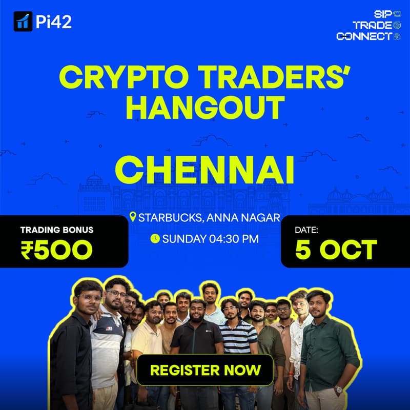 Cover Image for Pi42 Crypto Traders’ Hangout - Chennai