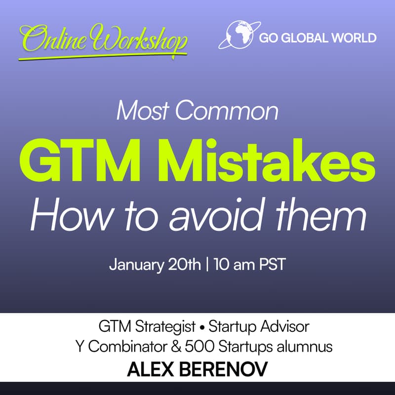 Cover Image for Workshop: Most Common GTM Mistakes and How to Avoid Them