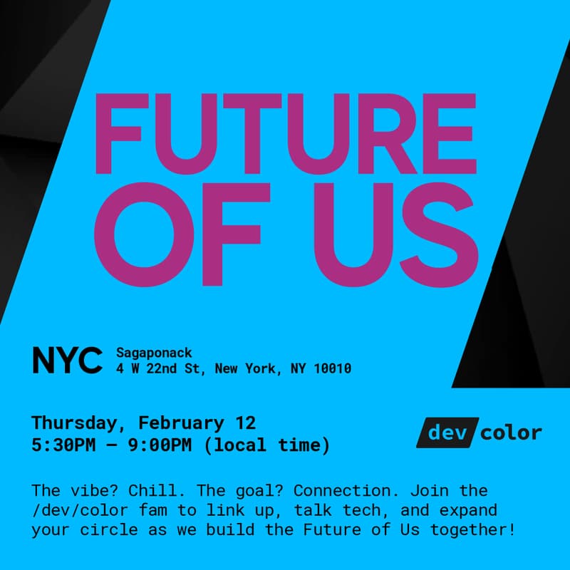 Cover Image for Future of Us: /dev/color NYC Kickoff Mixer