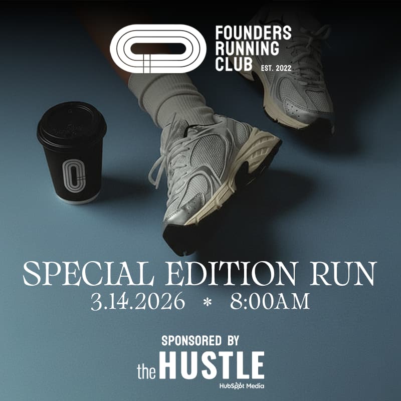 Cover Image for 5K Run/Walk with The Hustle x Founders Running Club