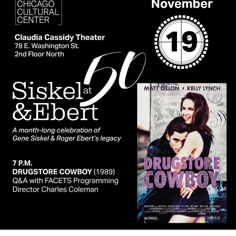 Cover Image for Siskel & Ebert at 50: DRUGSTORE COWBOY (1989) with Charles Coleman