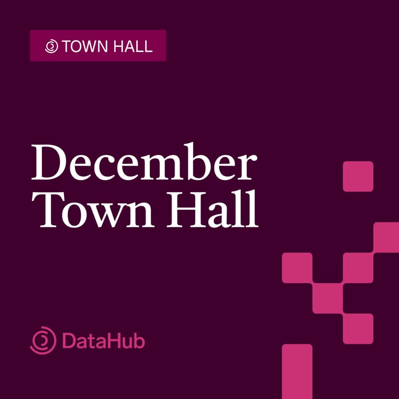 Cover Image for DataHub December Town Hall