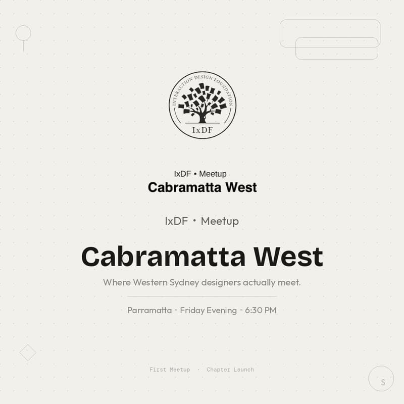 Cover Image for Coffee and UX - IxDF Cabramatta West