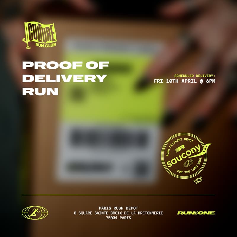 Cover Image for Proof of Delivery Run with Culture Run
