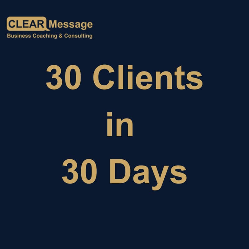 Cover Image for 30 Clients in 30 Days