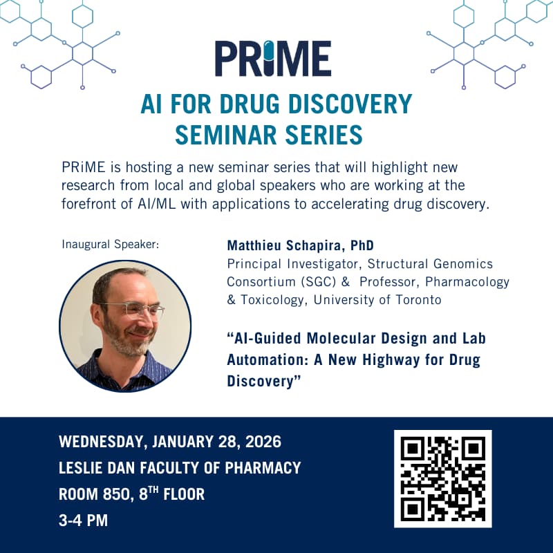 Cover Image for AI for Drug Discovery Seminar Series