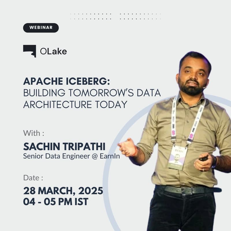 Cover Image for Webinar: Practical Session on Apache Iceberg by Sachin Tripathi