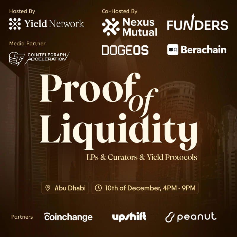 Cover Image for Proof of Liquidity: Abu Dhabi Edition