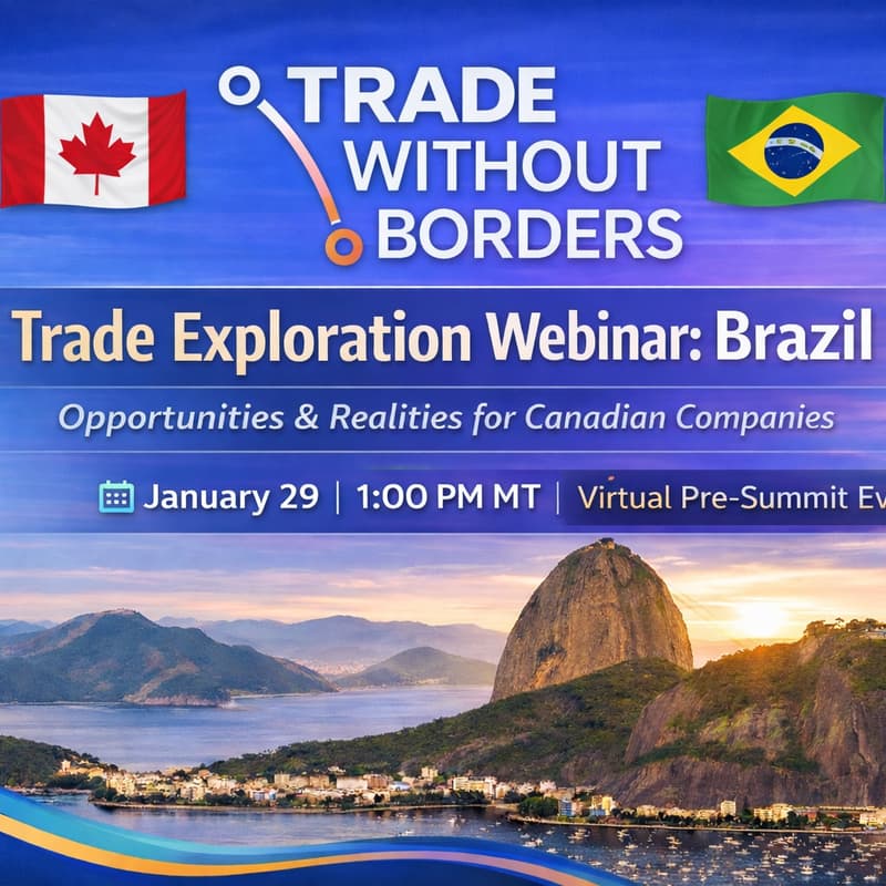 Cover Image for Explore Brazil: Trade Without Borders Pre-summit webinar