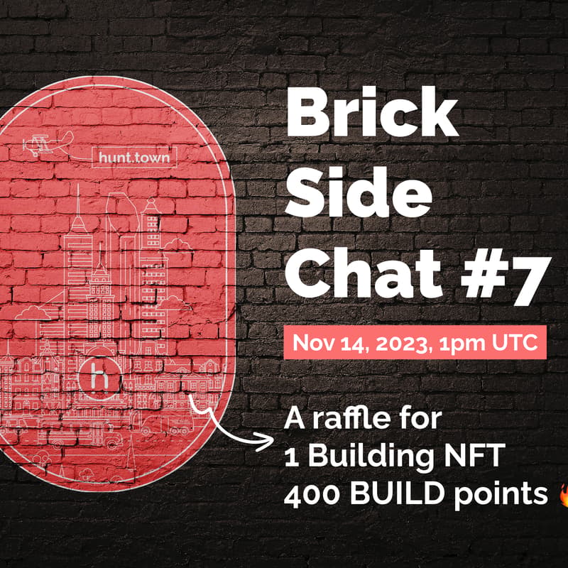 Cover Image for Brick Side Chat #7 - Online Web3 Networking Meetup