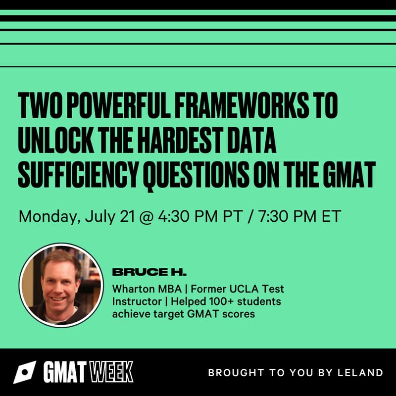 Cover Image for Two Powerful Frameworks to Unlock the Hardest Data Sufficiency Questions on the GMAT