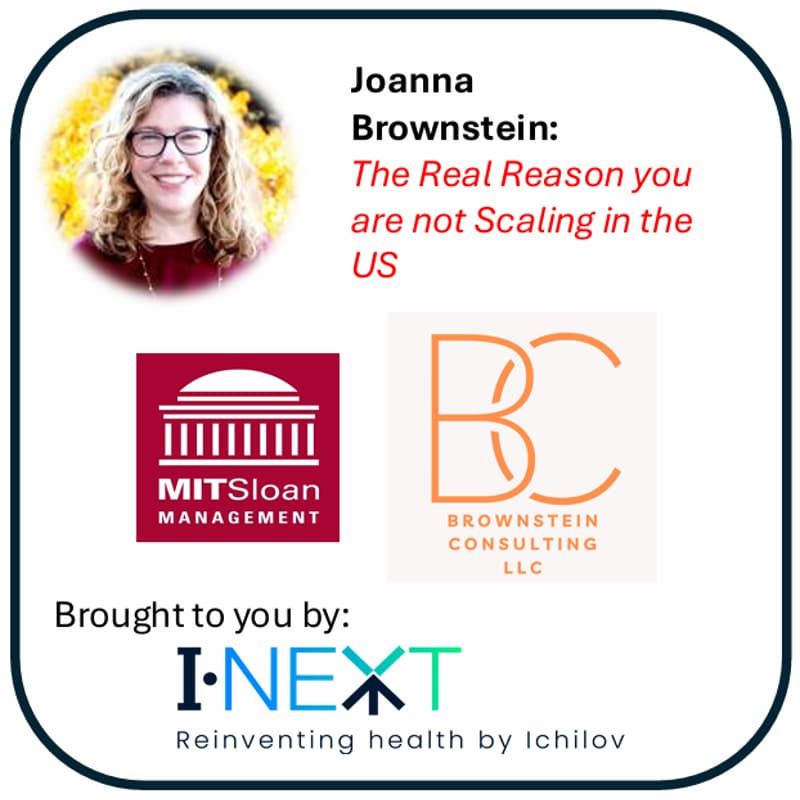 Cover Image for Joanna Brownstein Guest Lecture: The Real Reason you are not Scaling in the US