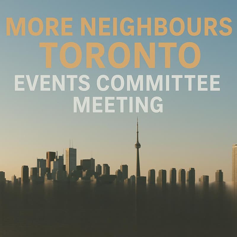 Cover Image for More Neighbours Events Committee Meeting