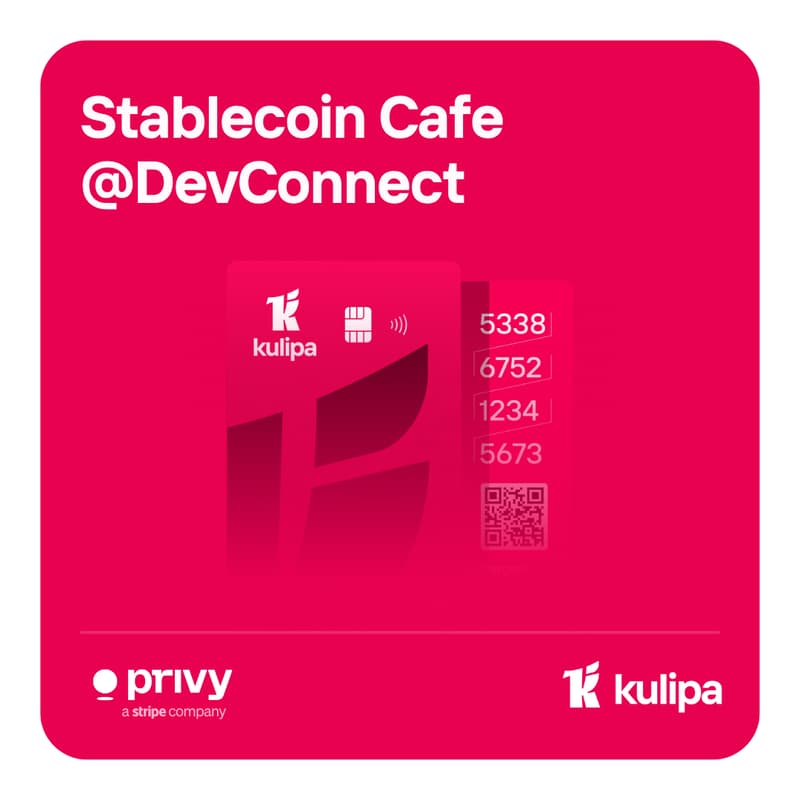 Cover Image for Stablecoin Cafe at DevConnect w/ Privy & Kulipa