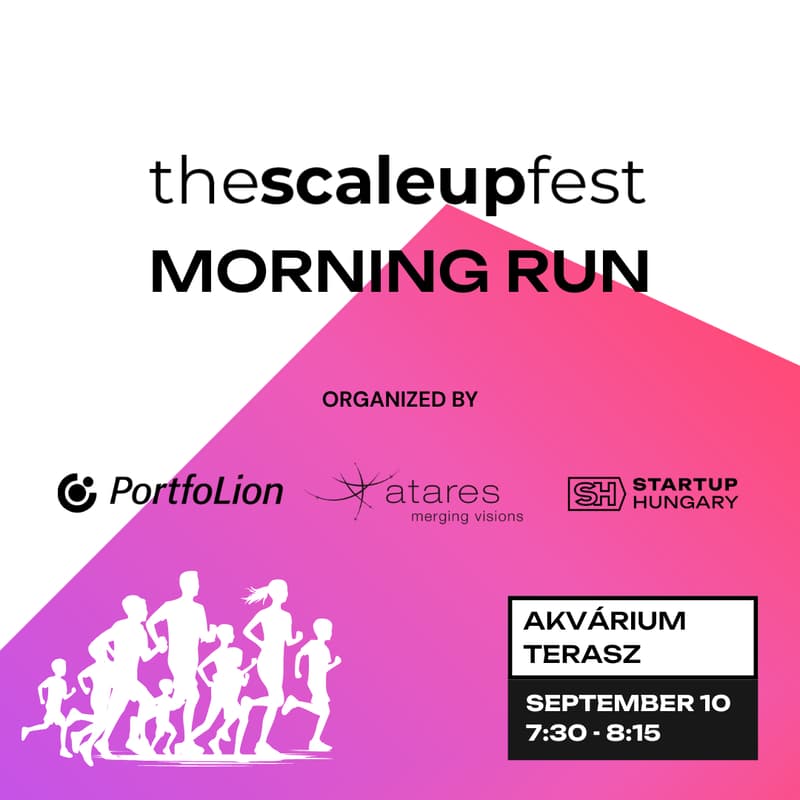Cover Image for The ScaleupFest Morning Run by Atares + PortfoLion + Startup Hungary