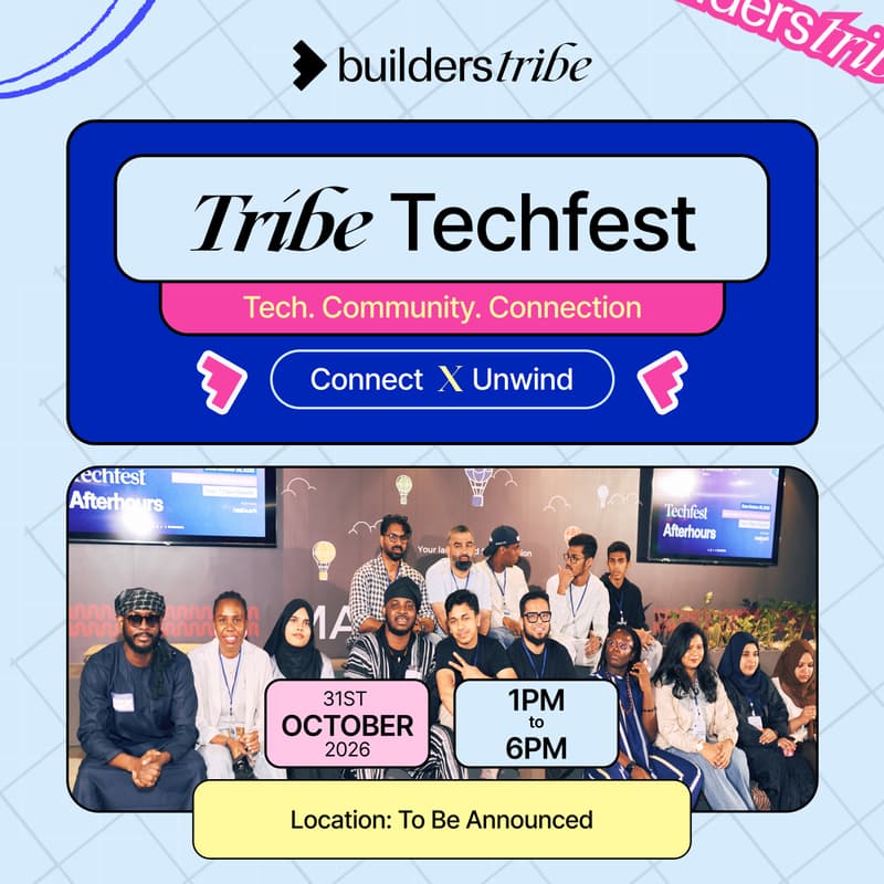 Cover Image for Tribe TechFest: Where MENA’s boldest builders come to connect, play, and grow.