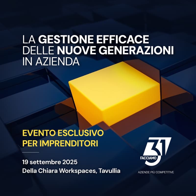 Cover Image for LA GESTIONE EFFICACE DELLE NUOVE GENERAZIONI IN AZIENDA