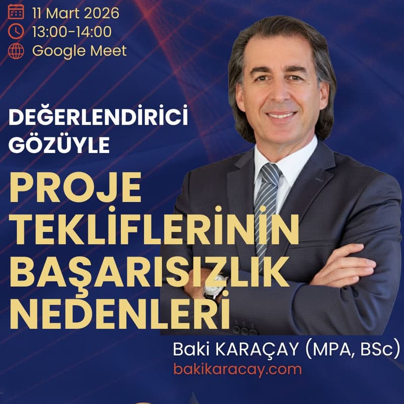 Cover Image for DEĞERLENDİRİCİ GÖZÜYLE PROJE TEKLİFLERİNİN BAŞARISIZLIK NEDENLERİ