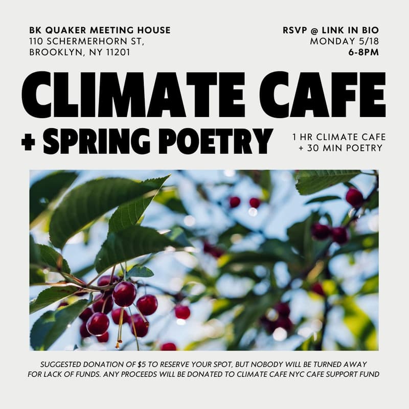 Cover Image for Climate Cafe & Spring Poetry