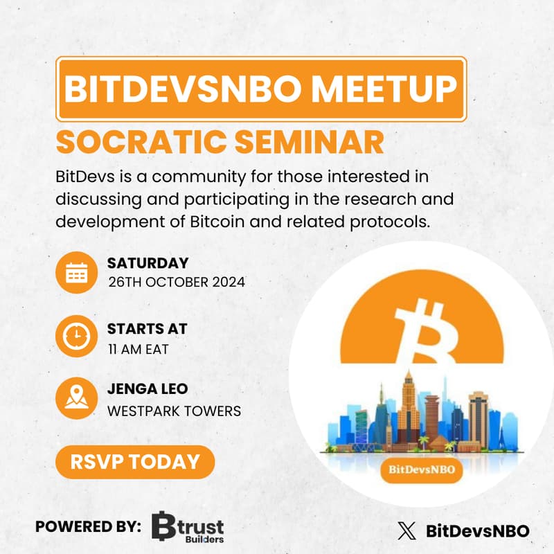 Cover Image for BitDevs Nairobi, SS12