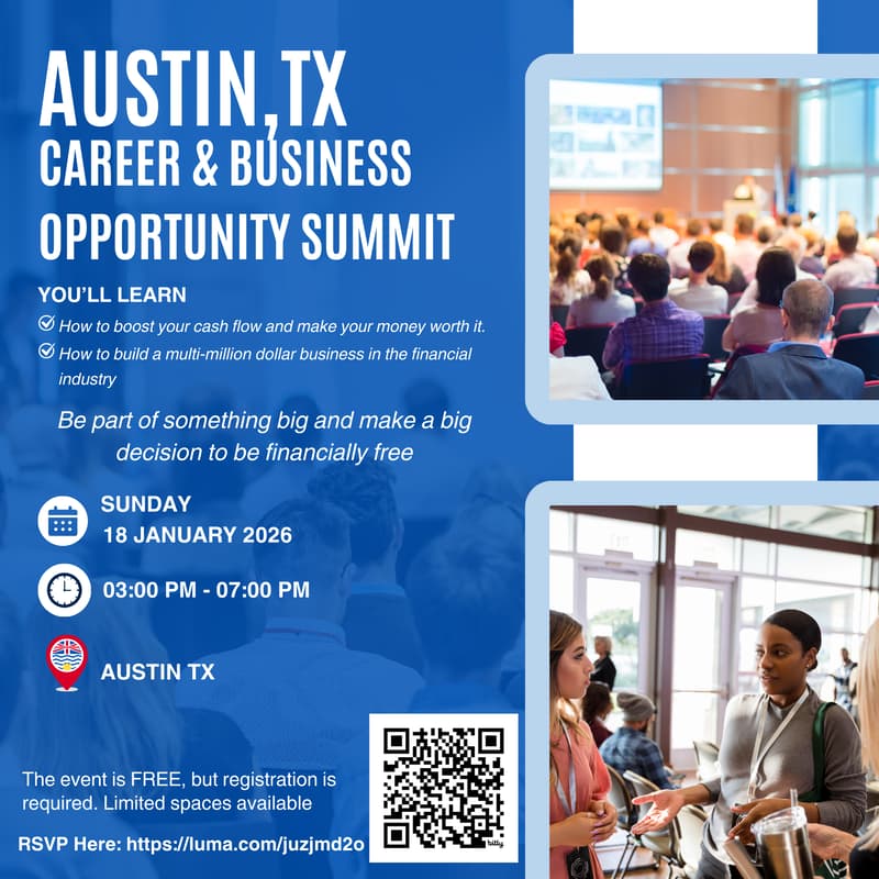Cover Image for Austin Career & Business Opportunity Summit