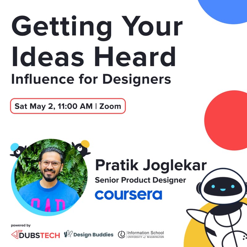 Cover Image for Getting Your Ideas Heard - Pratik Joglekar, Coursera