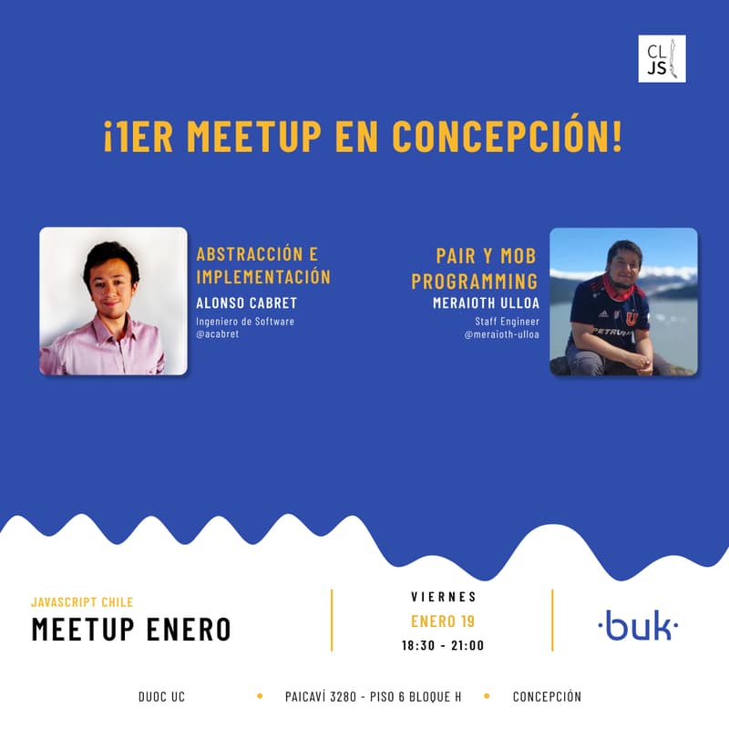 Cover Image for 1er Meetup Concepción