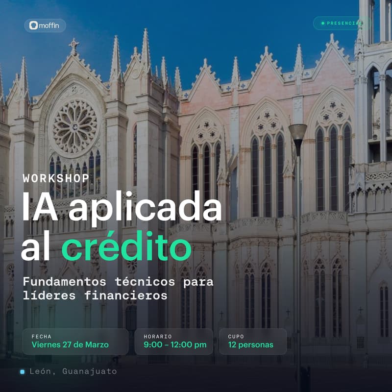 Cover Image for Workshop: IA aplicada al crédito: Fundamentos técnicos para líderes financieros