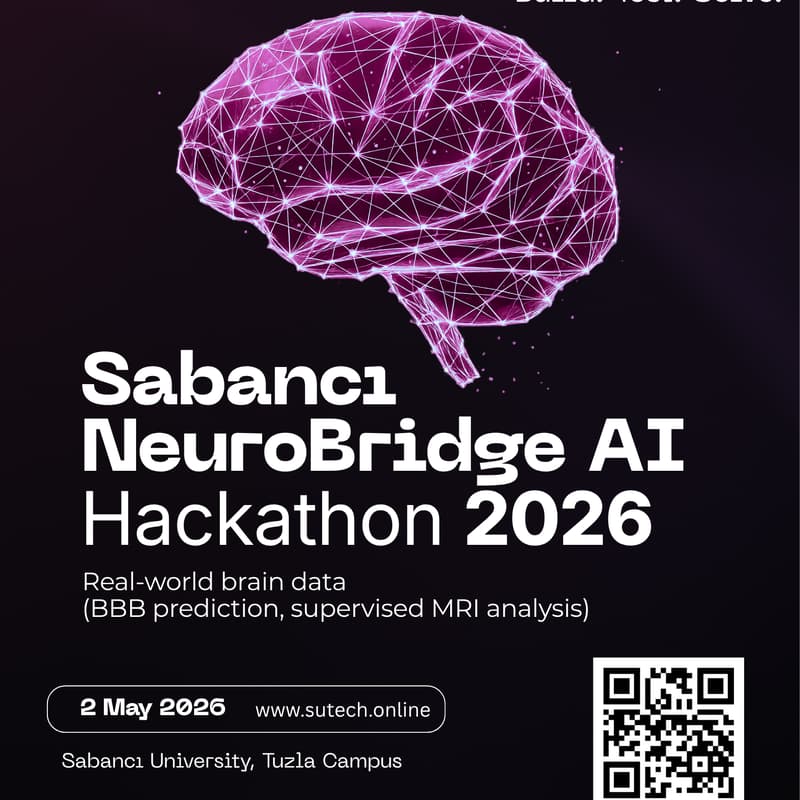 🧠 Sabancı NeuroBridge AI Hackathon 2026 için kapak görseli