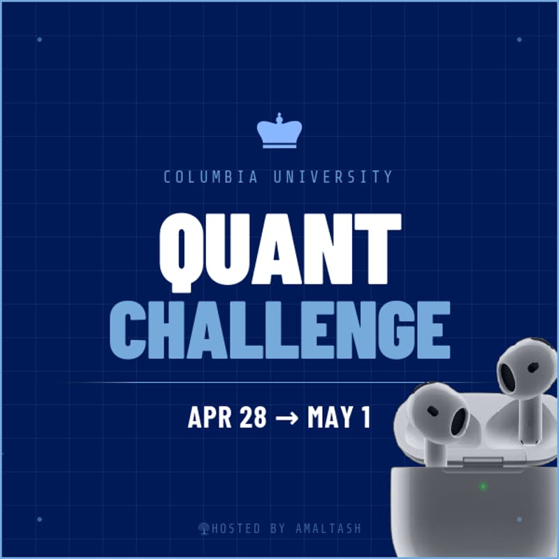 Cover Image for Columbia x Amaltash Quant Challenge